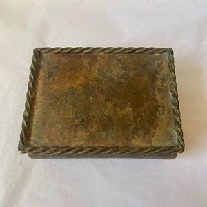Vintage Metal trinket box